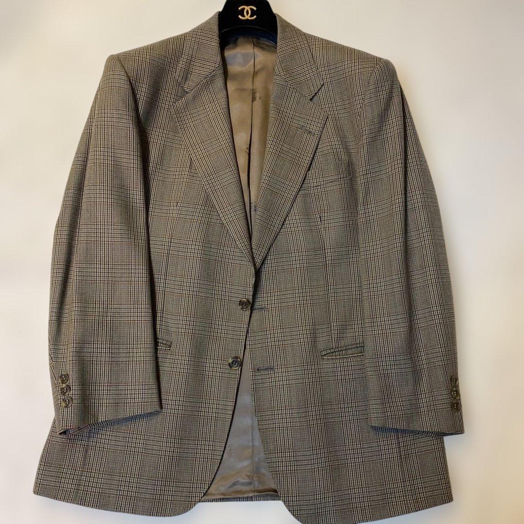 美品BURBERRYS ENGLAND製グレンチェック希少ヴィンテージジャケット