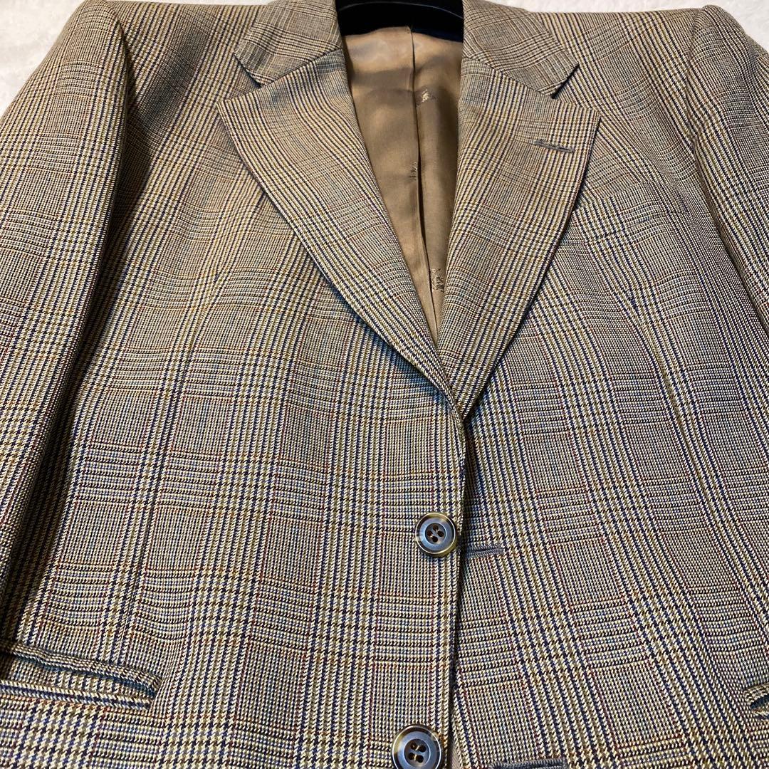 美品BURBERRYS ENGLAND製グレンチェック希少ヴィンテージジャケット