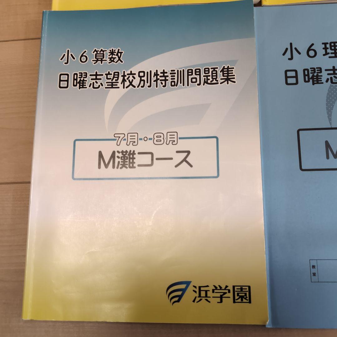 小6国語 日曜志望校別特訓問題集 M難コース