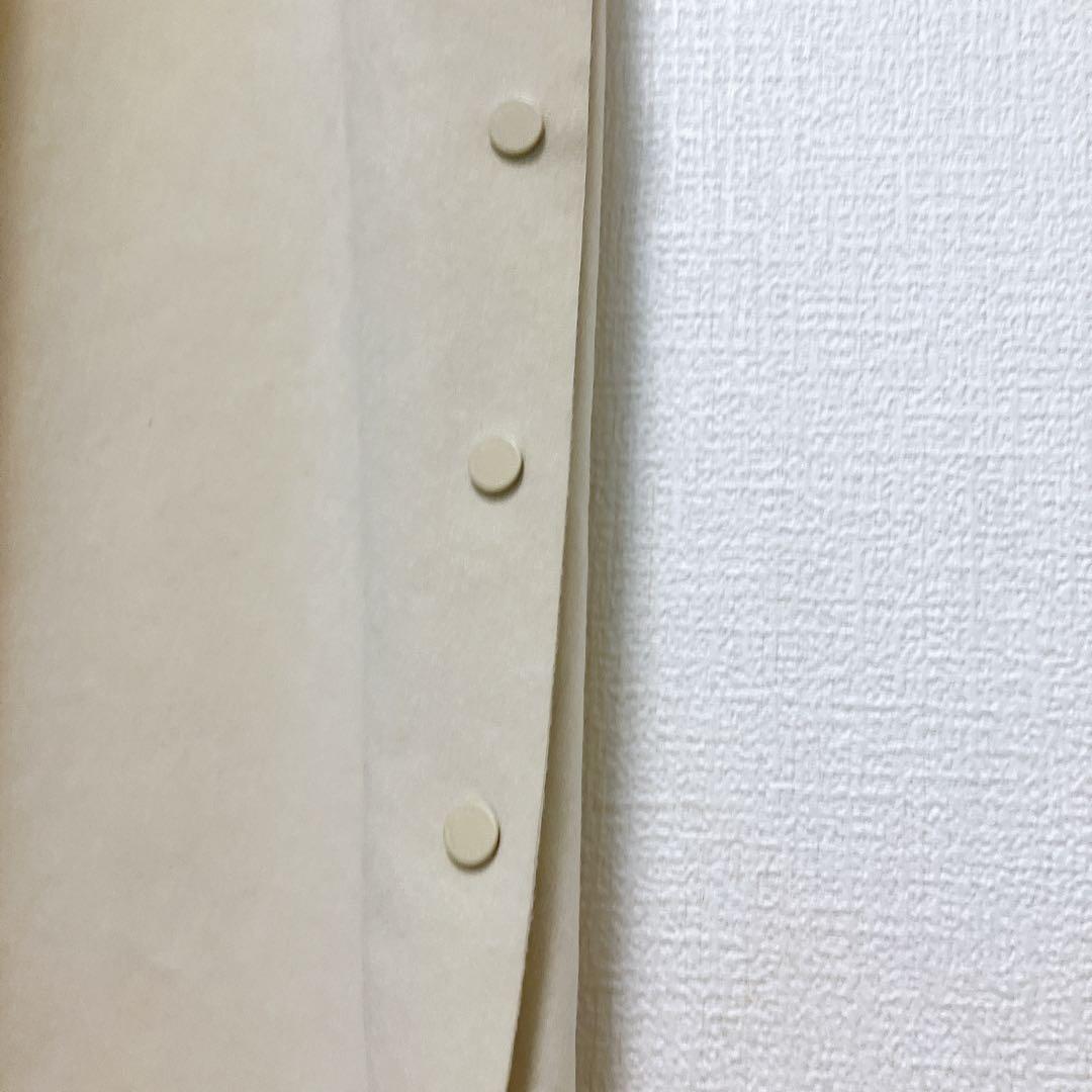 【23SS】HYKE エコスエードワンピース　ノースリーブ　アイボリー