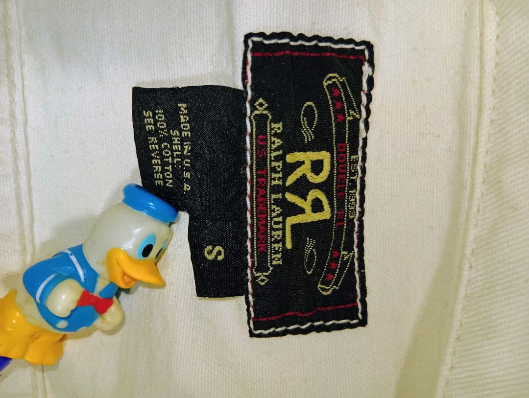 ラルフローレンダブルアールエルホワイト デニムジャケット