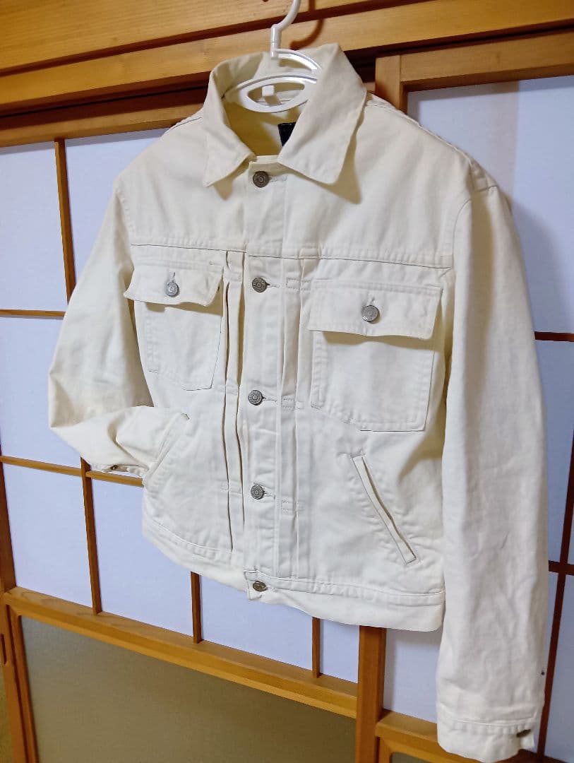 ラルフローレンダブルアールエルホワイト デニムジャケット