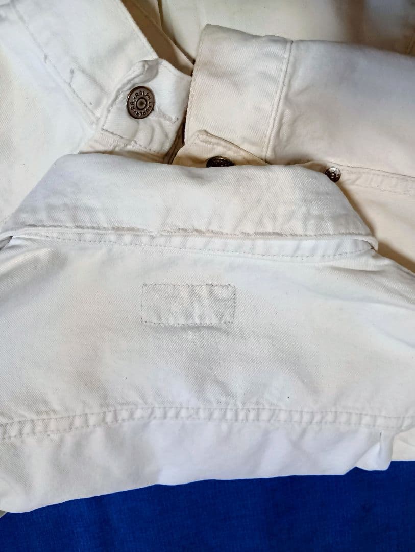 ラルフローレンダブルアールエルホワイト デニムジャケット