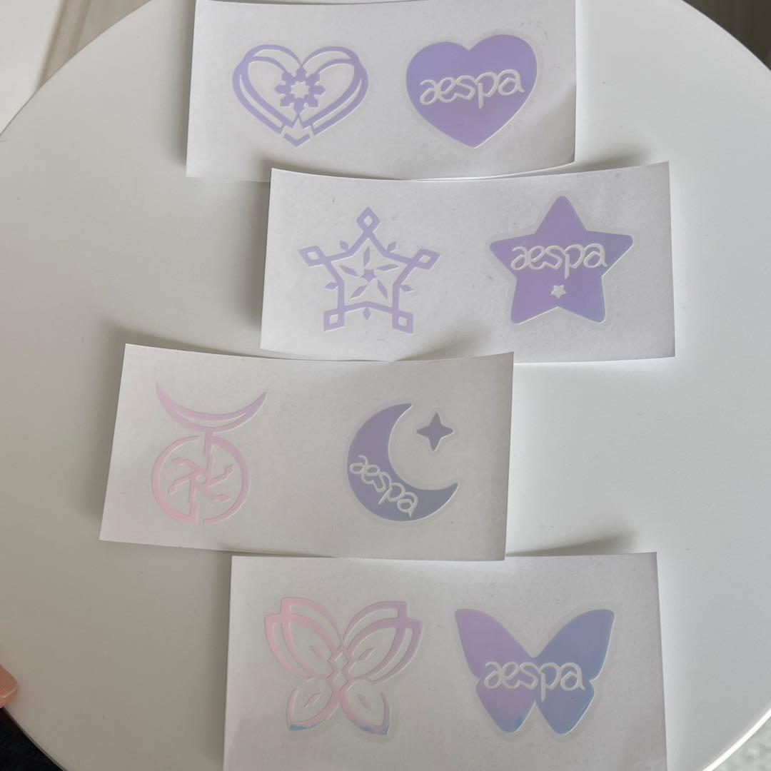 aespa エスパ　ペンライト　ステッカー　オーダー