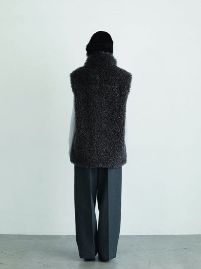 新品 完売 SANTE by ETRE TOKYO クリンプフェイクファーベスト