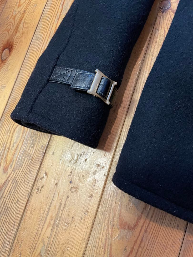 名作　neighborhood ウール×レザージャケット