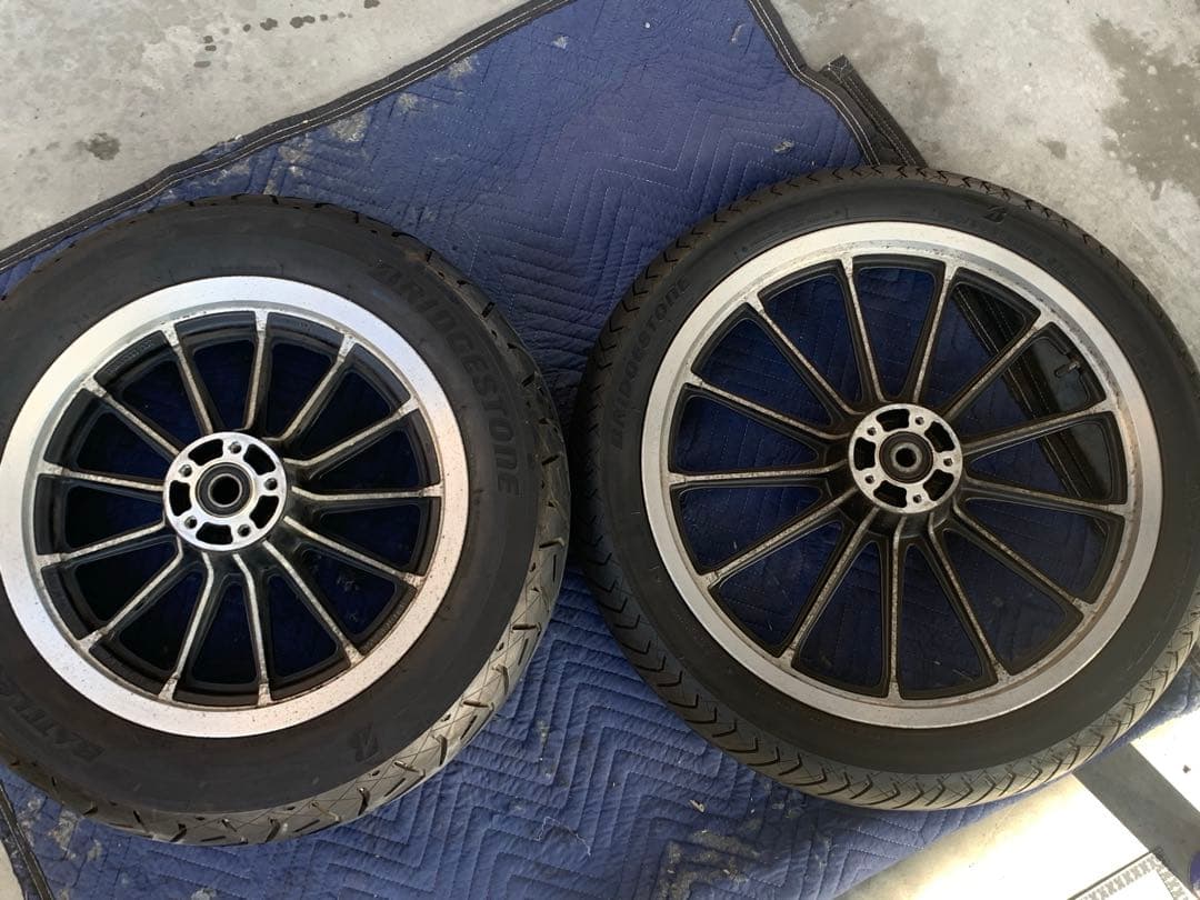 【専用】ハーレー純正 13本キャストホイール フロント リア