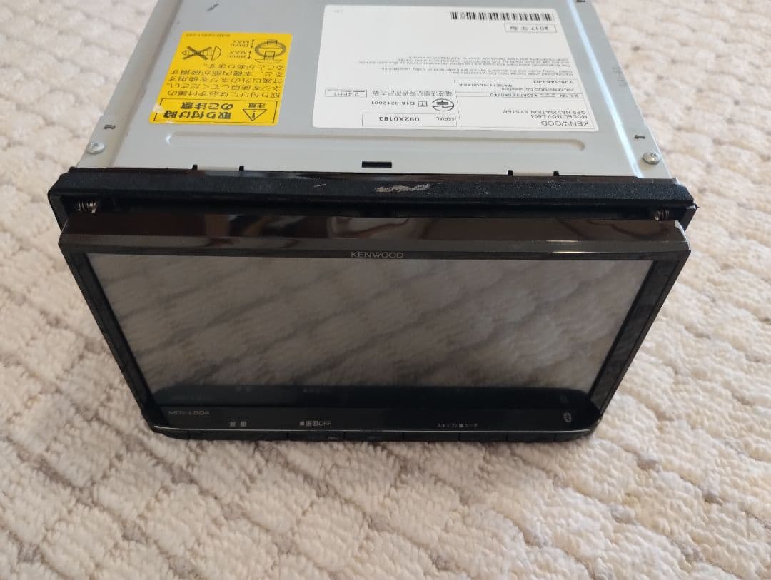 MDV-L504 KENWOODカーナビ（動作品） 地図データ更新済み