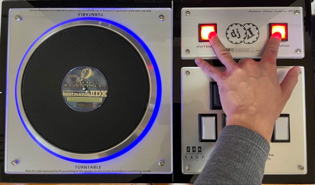 ビートマニア IIDX DJ DAO PEE コントローラ 三和ボタン オムロン