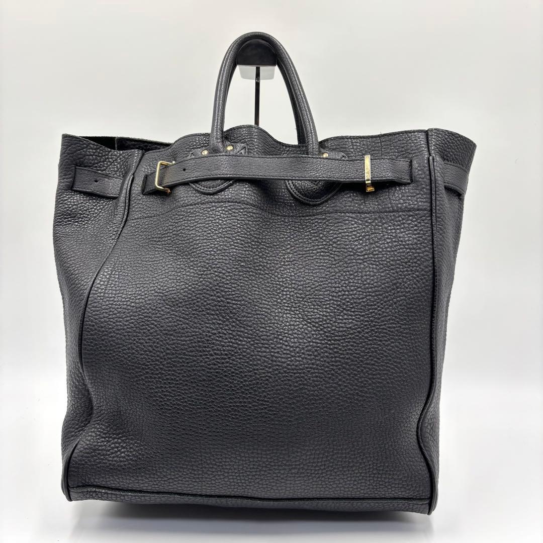 【極美品】 YOUNG&OLSEN トートバッグ ベルト ブラック 黒