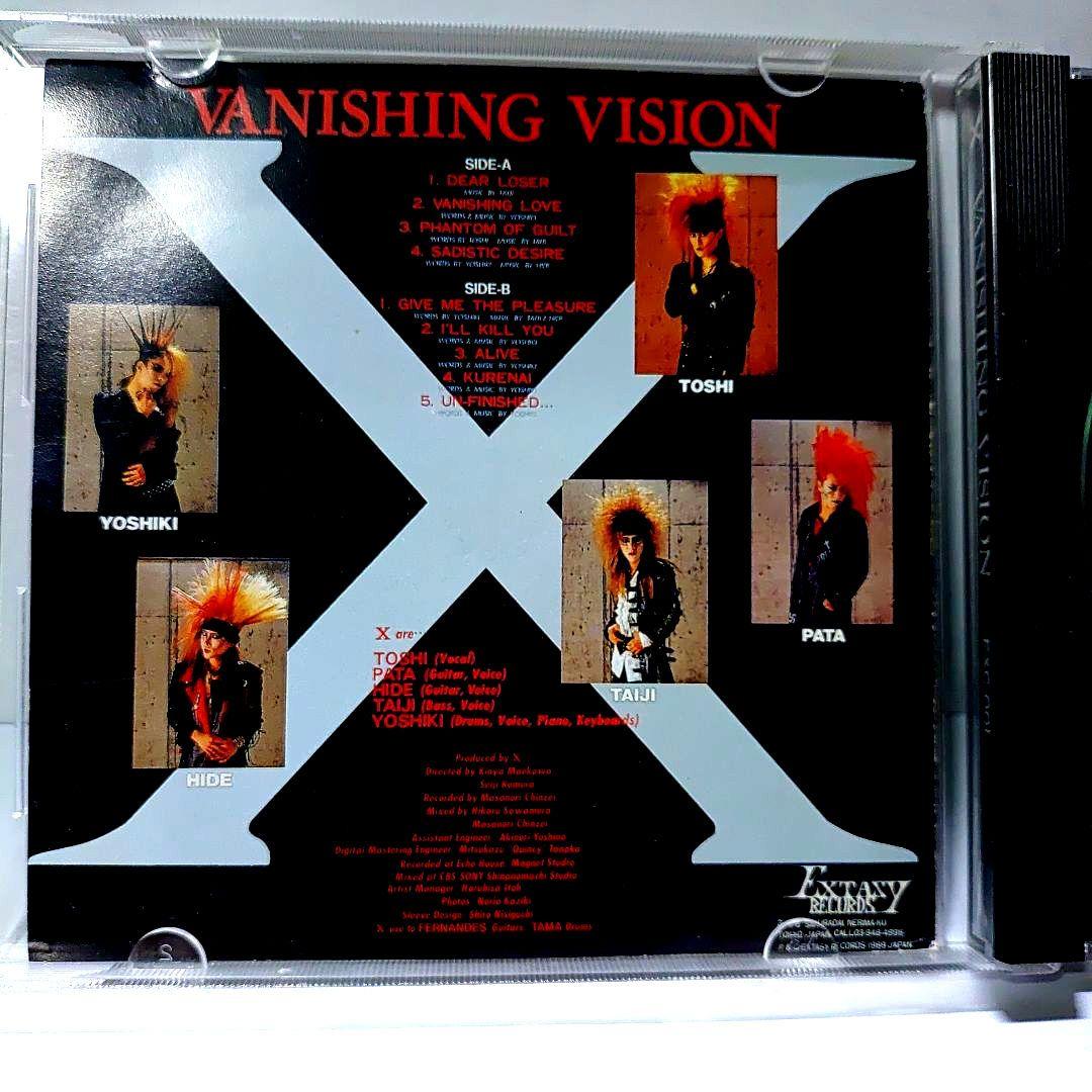 X Vanishing Vision 初回限定版CD Photo Book付