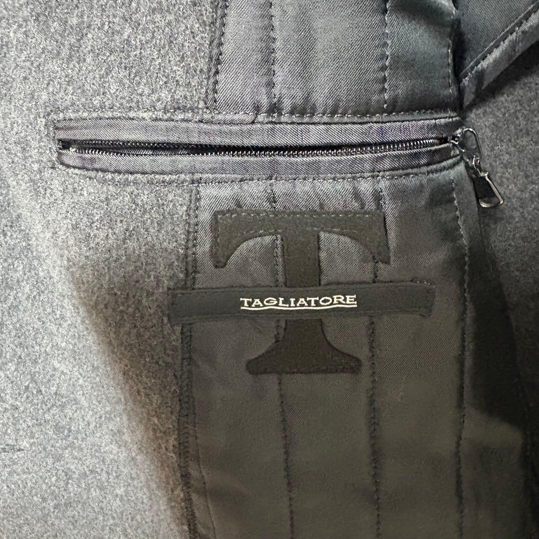 美品★TAGLIATORE タリアトーレ カシミヤ混 Ｐコート
