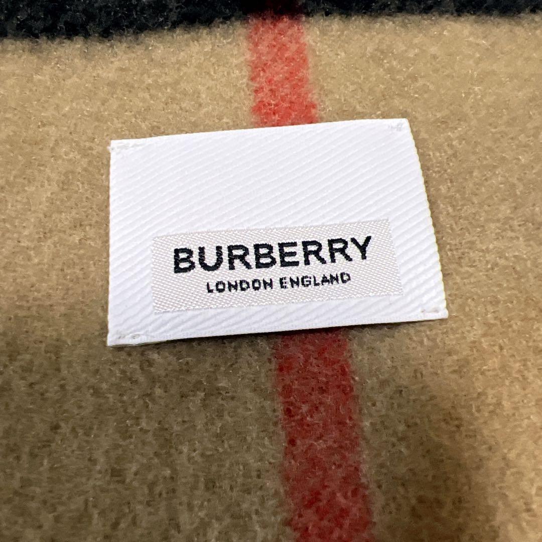 小さい7⭐️バーバリー TB メガチェック カシミヤ マフラー モンタージュ