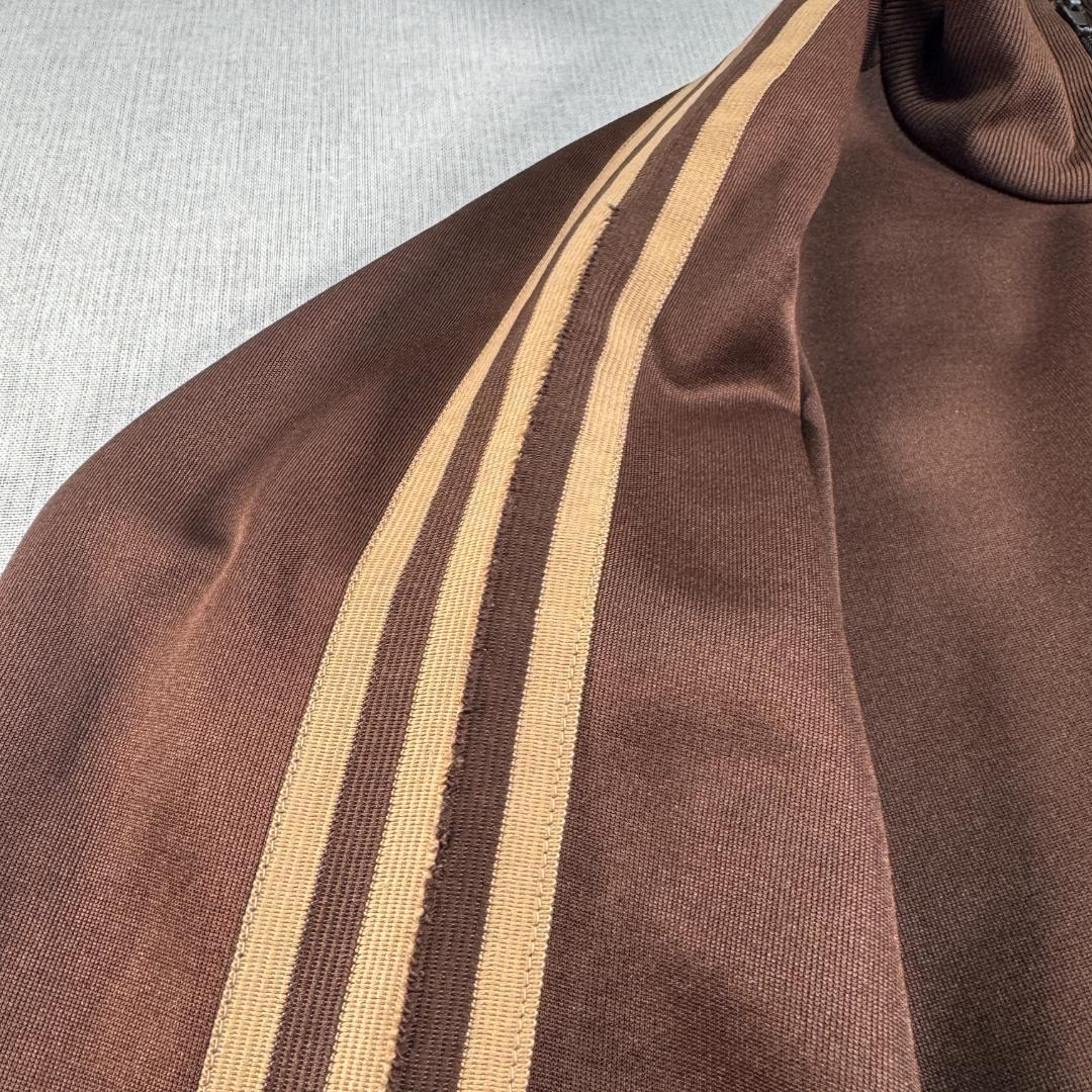 adidas ビンテージ アディダス トラックジャケット ブラウン トルコ製 L