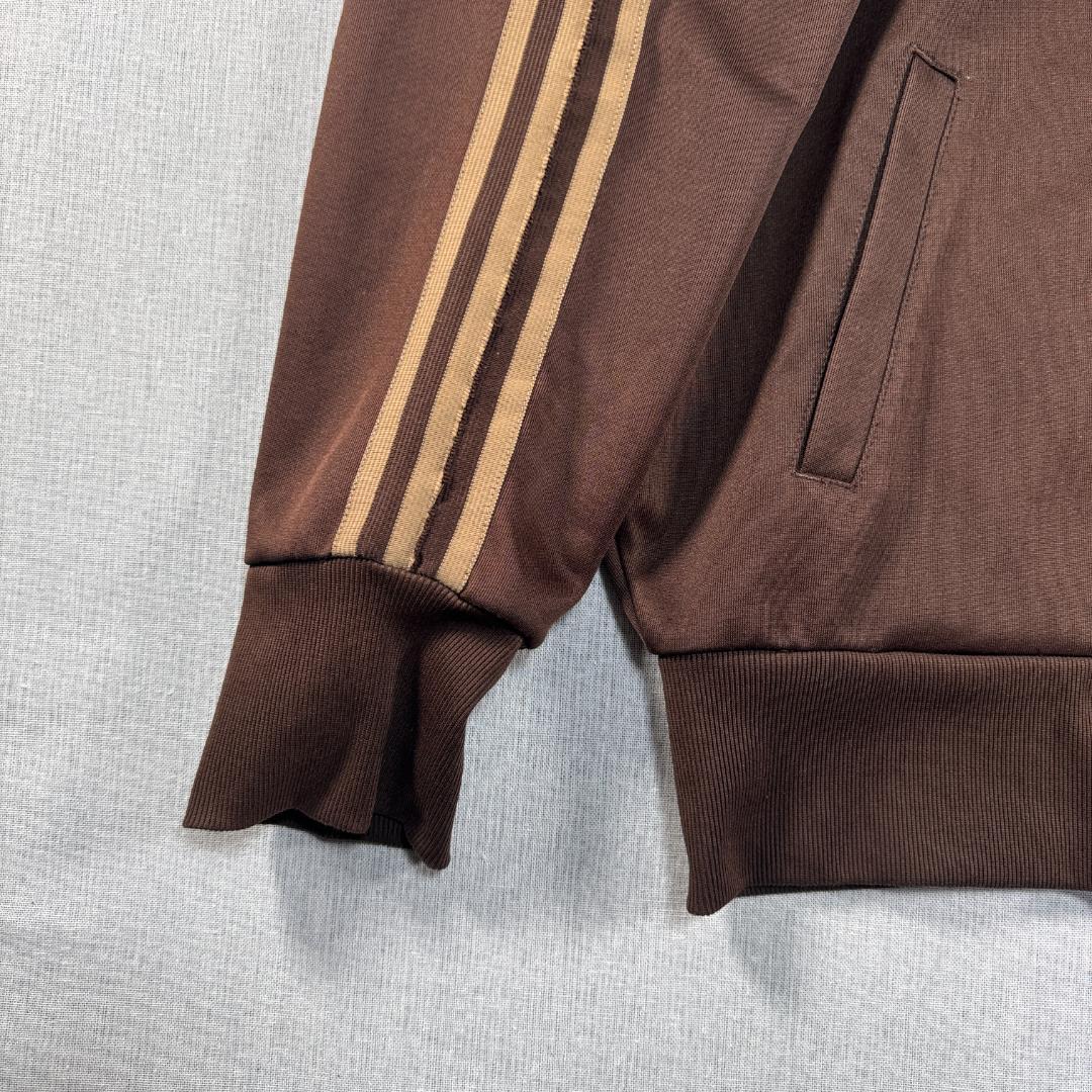 adidas ビンテージ アディダス トラックジャケット ブラウン トルコ製 L