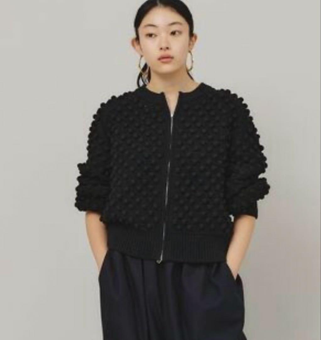 25SS完売品✨美品 Curensology ポコポコアミニットカーディガン　黒