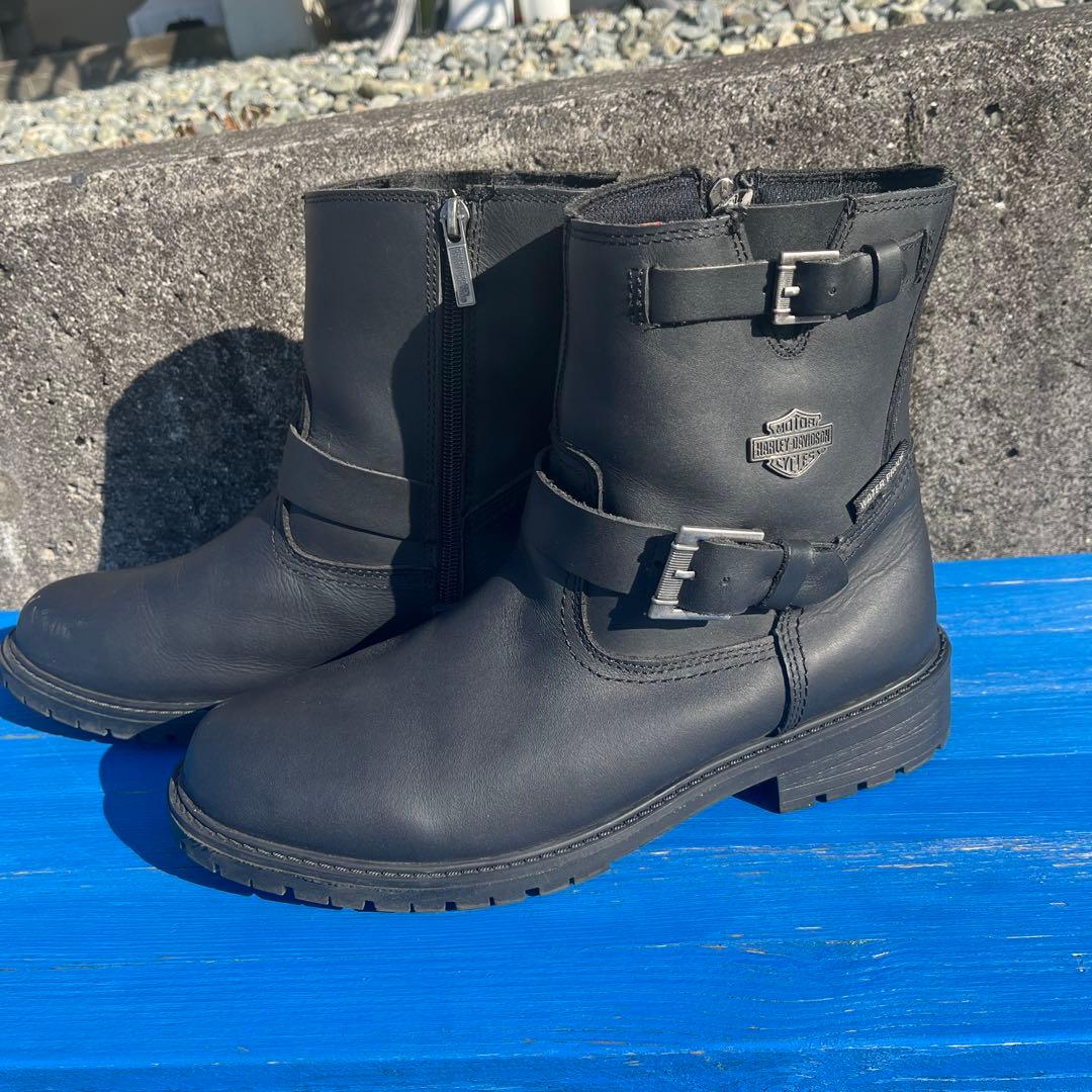 Harley Davidson 防水エンジニアブーツ 黒