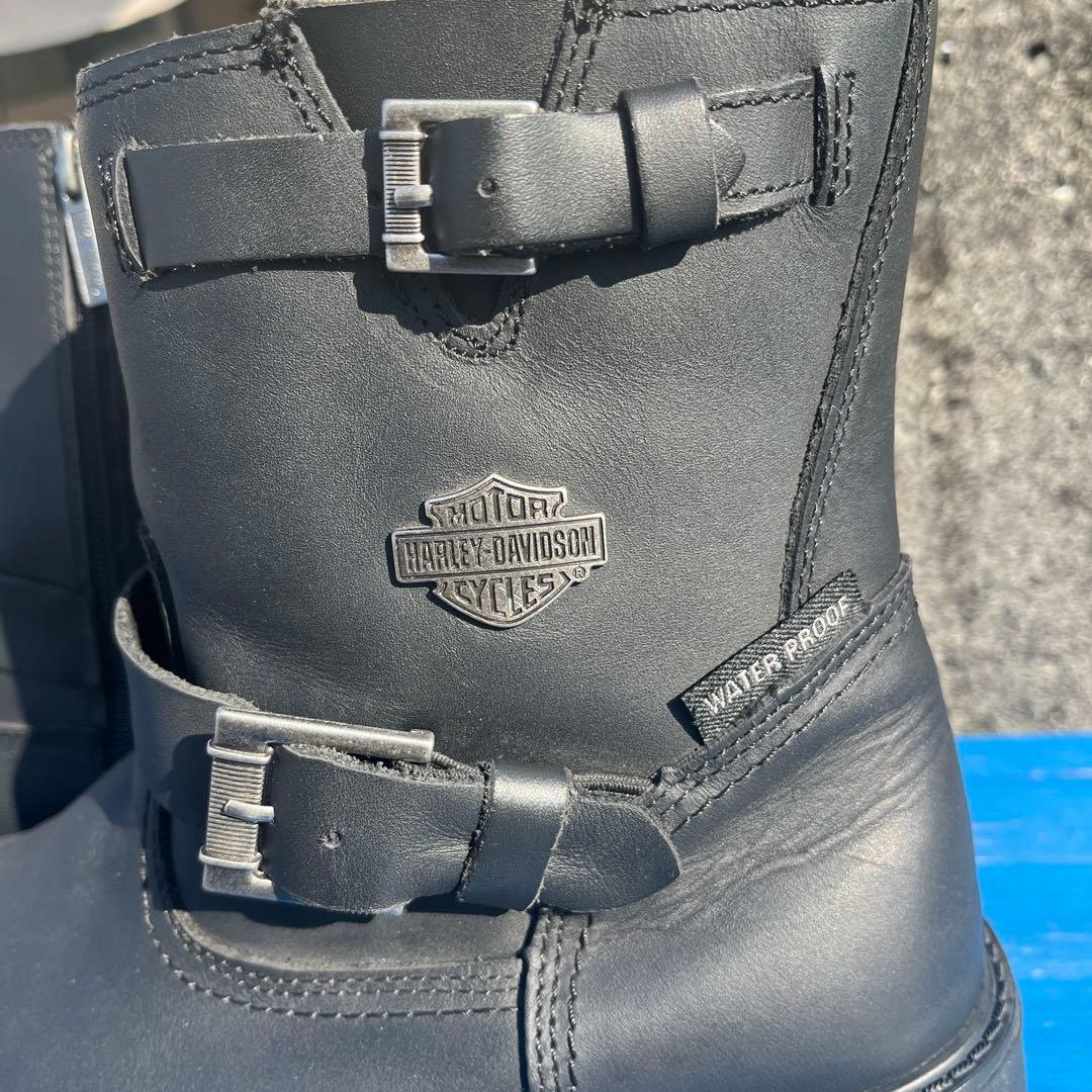 Harley Davidson 防水エンジニアブーツ 黒