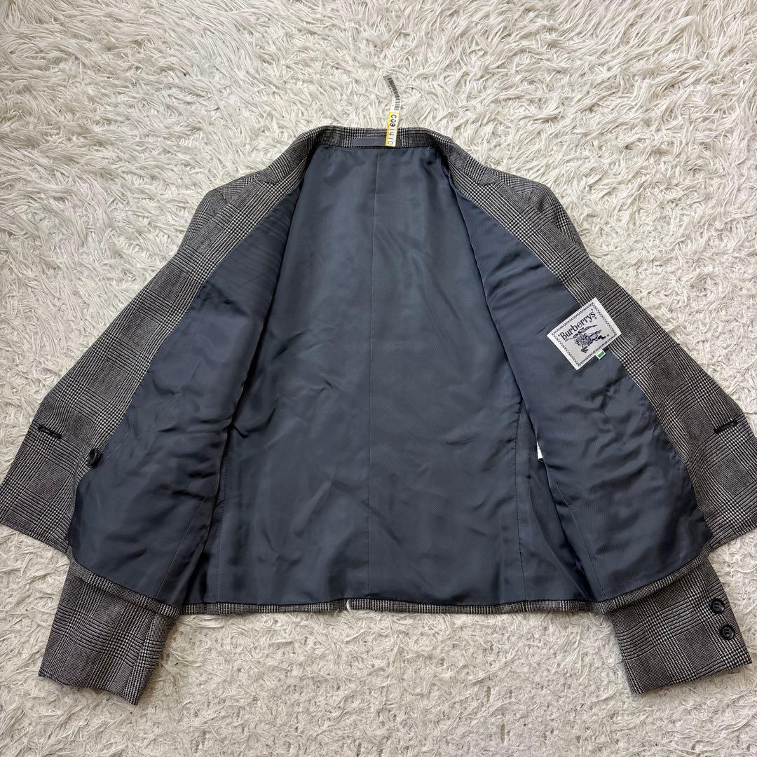 希少【バーバリーズ】グレンチェック　ロングスカート　ダブル　セットアップ　9 7