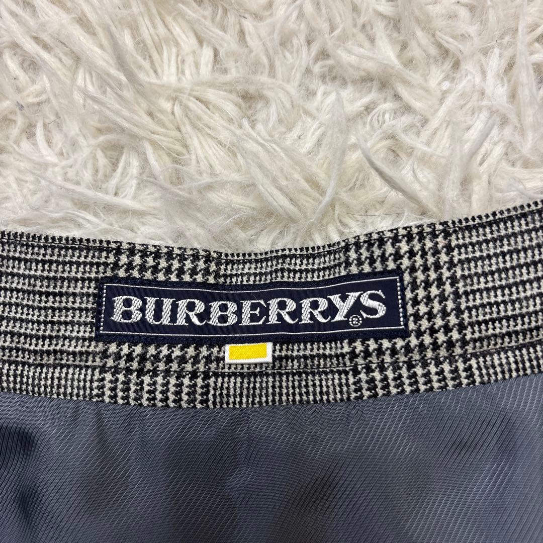 希少【バーバリーズ】グレンチェック　ロングスカート　ダブル　セットアップ　9 7