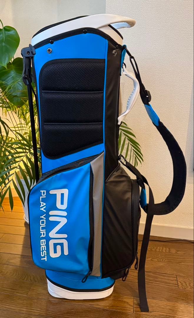 PING キャディバッグ 青/黒 限定カラー 使用僅か
