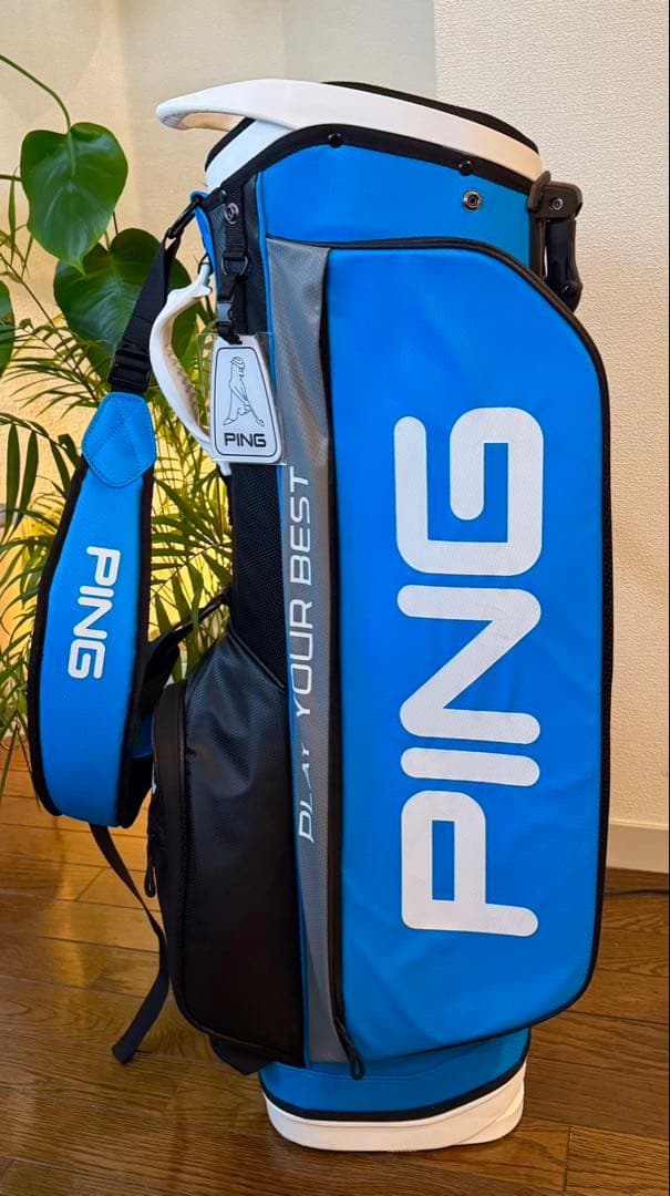 PING キャディバッグ 青/黒 限定カラー 使用僅か