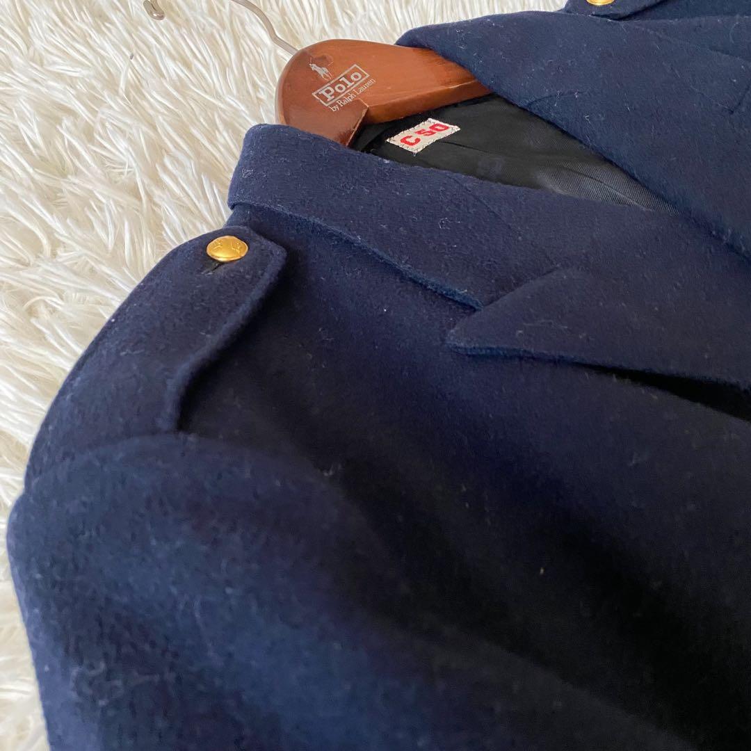 【美品✨】ナポレオン ダブルチェスターコート スウェーデン軍 ネイビー XL