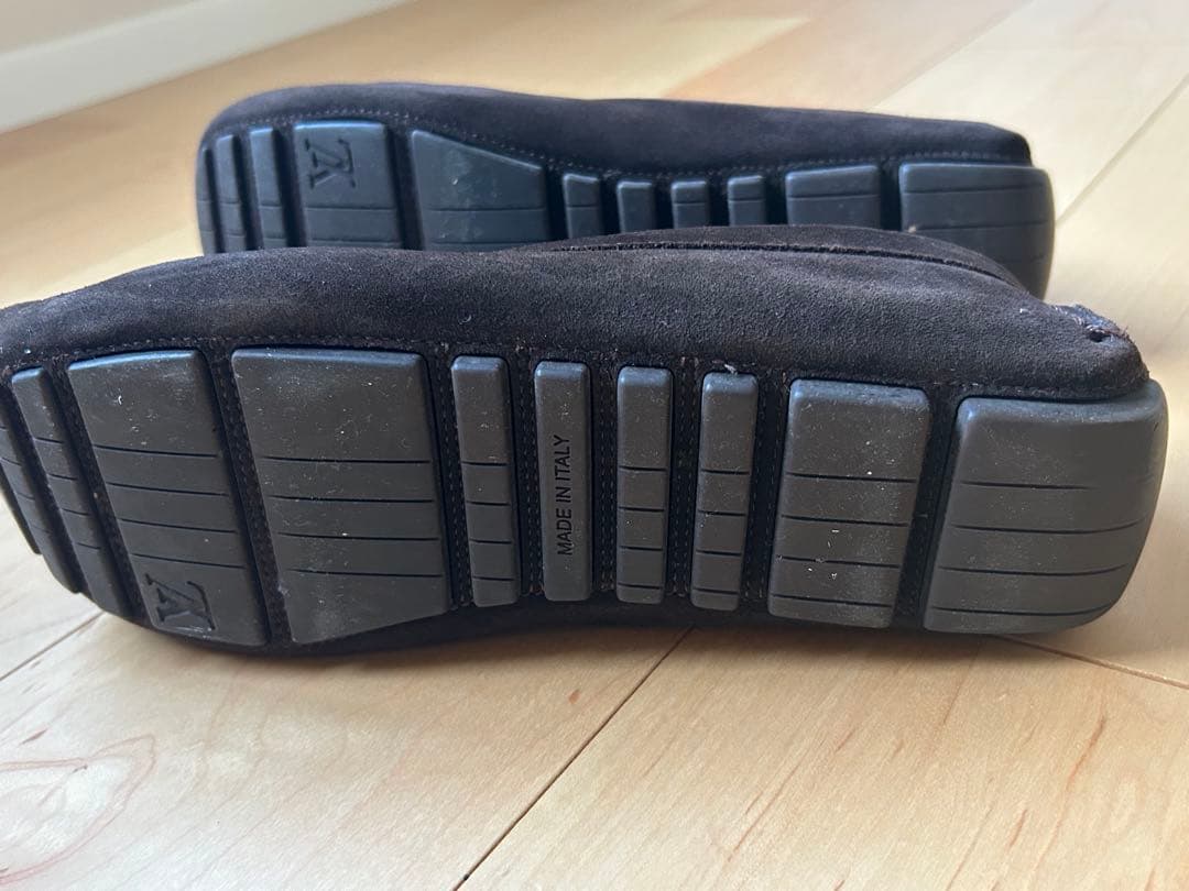 ルイ・ヴィトン　スエード モカシン シューズ　メンズ　２６．５cm相当