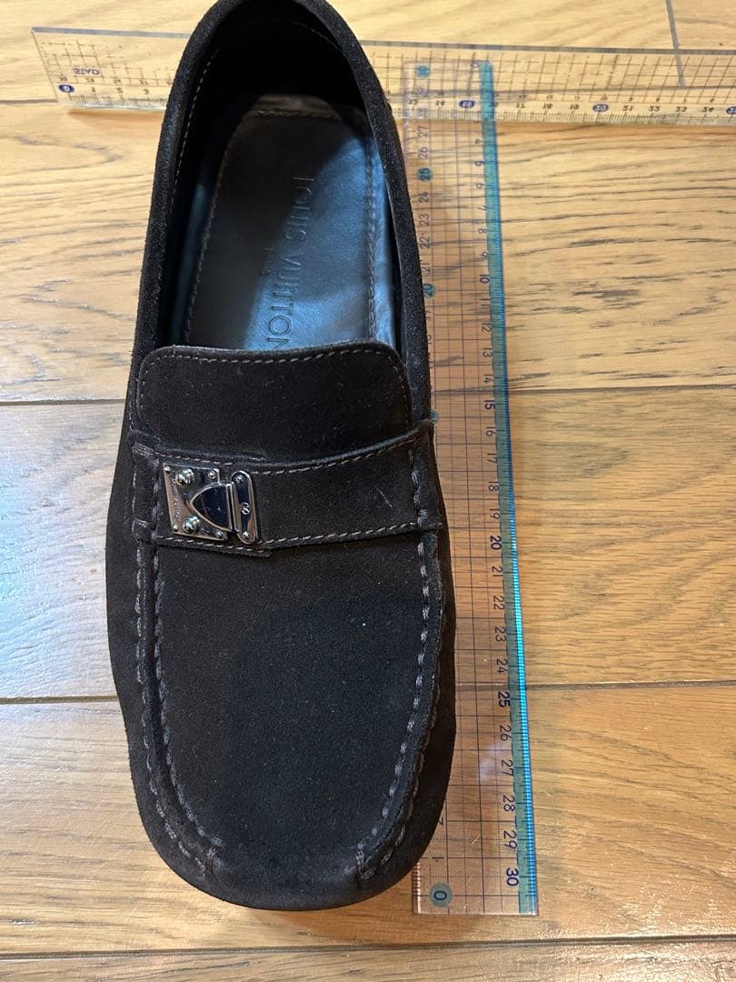 ルイ・ヴィトン　スエード モカシン シューズ　メンズ　２６．５cm相当