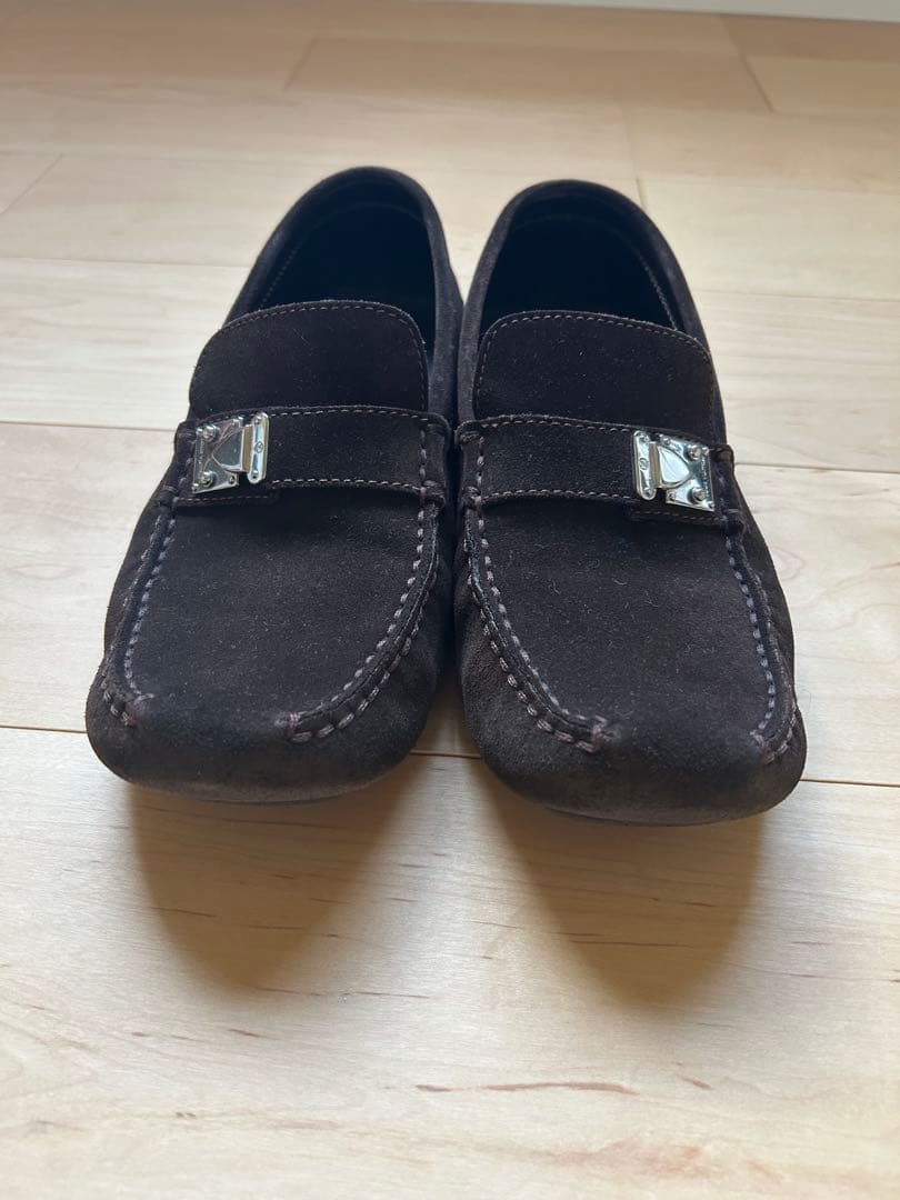 ルイ・ヴィトン　スエード モカシン シューズ　メンズ　２６．５cm相当