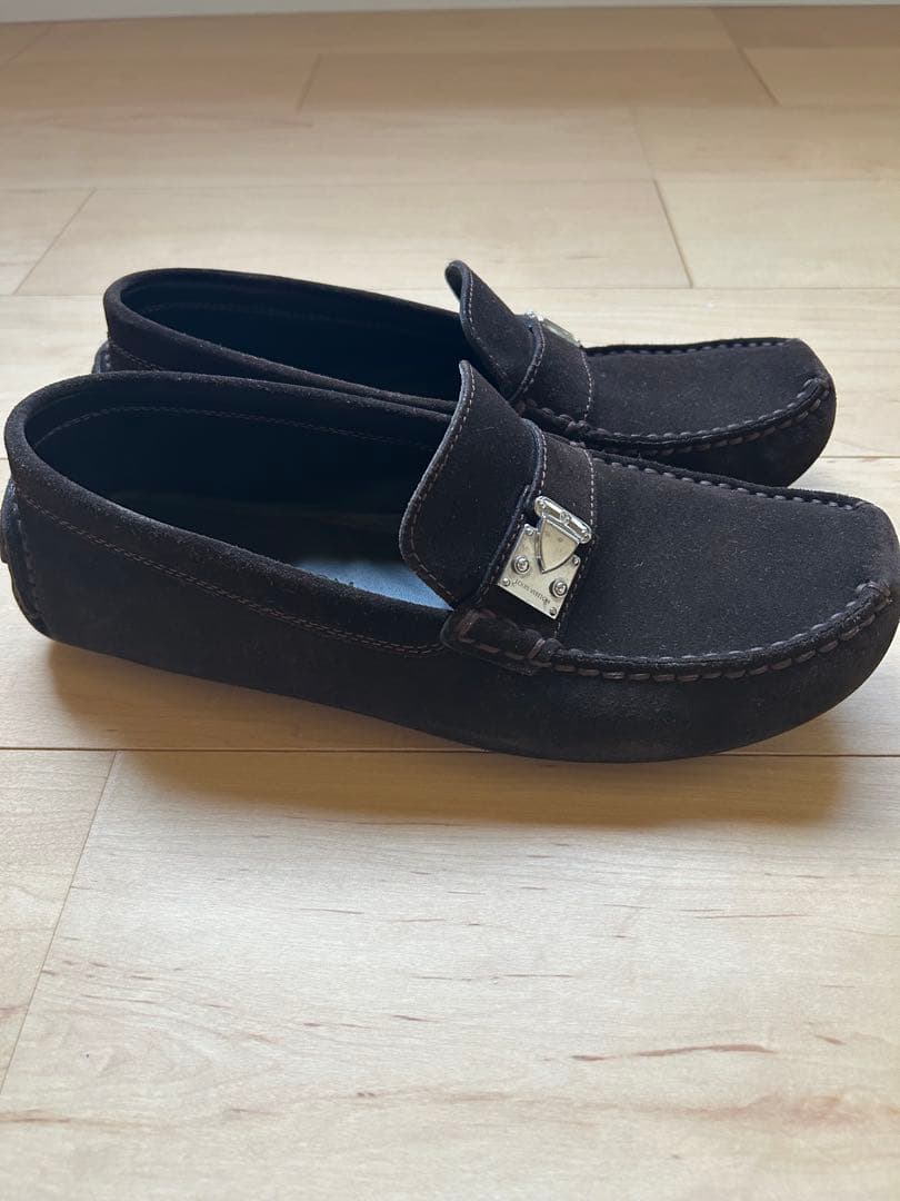 ルイ・ヴィトン　スエード モカシン シューズ　メンズ　２６．５cm相当