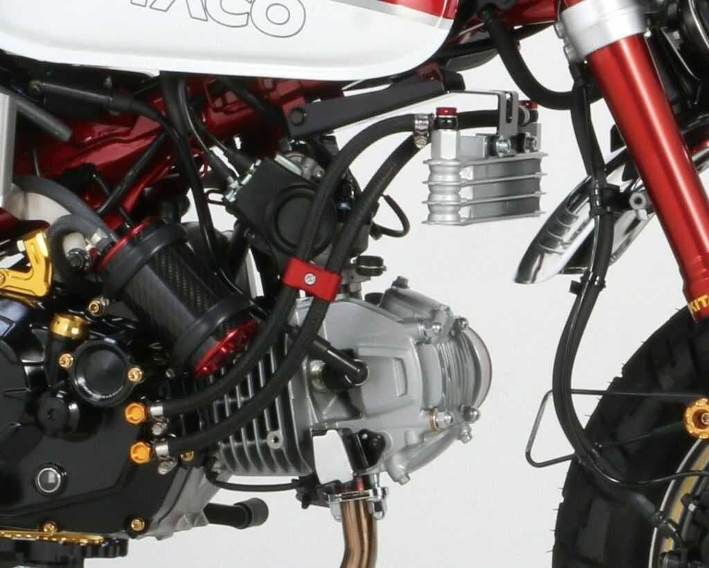 キタコ│オイルクーラーキット│モンキー 125│JB02│3段 フレームマウント