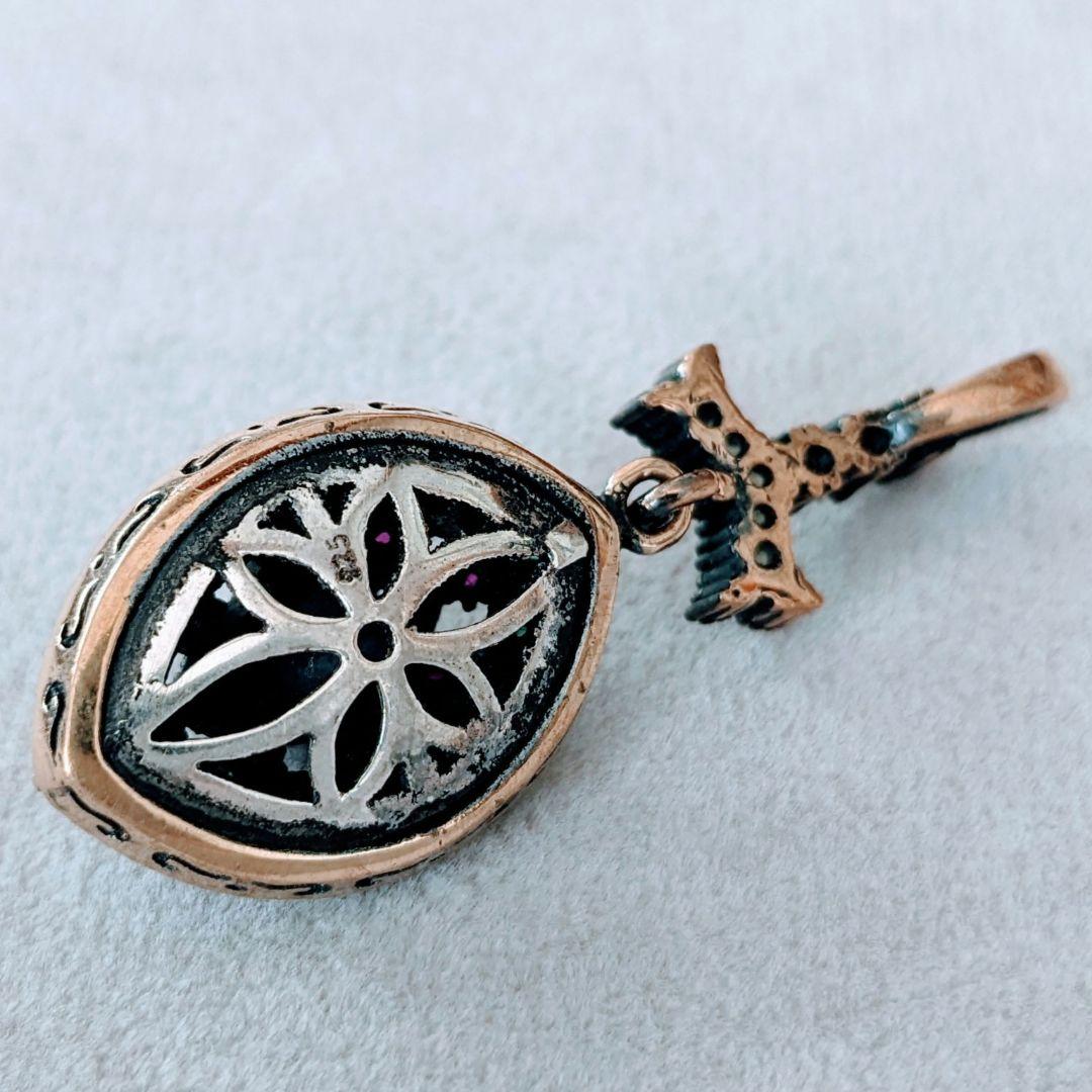 トルコ製 オスマントルコスタイル ペンダントトップ シルバー925