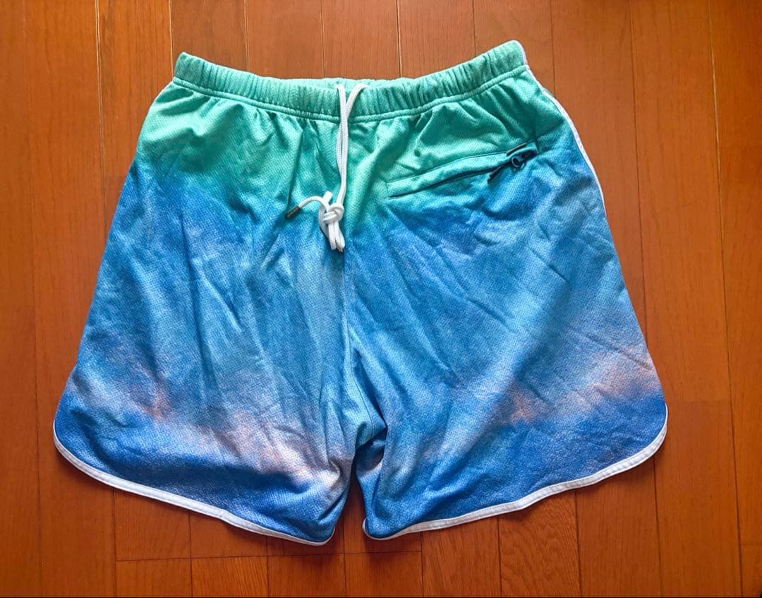 ballaholic Gradation Mesh Zip Shorts 青