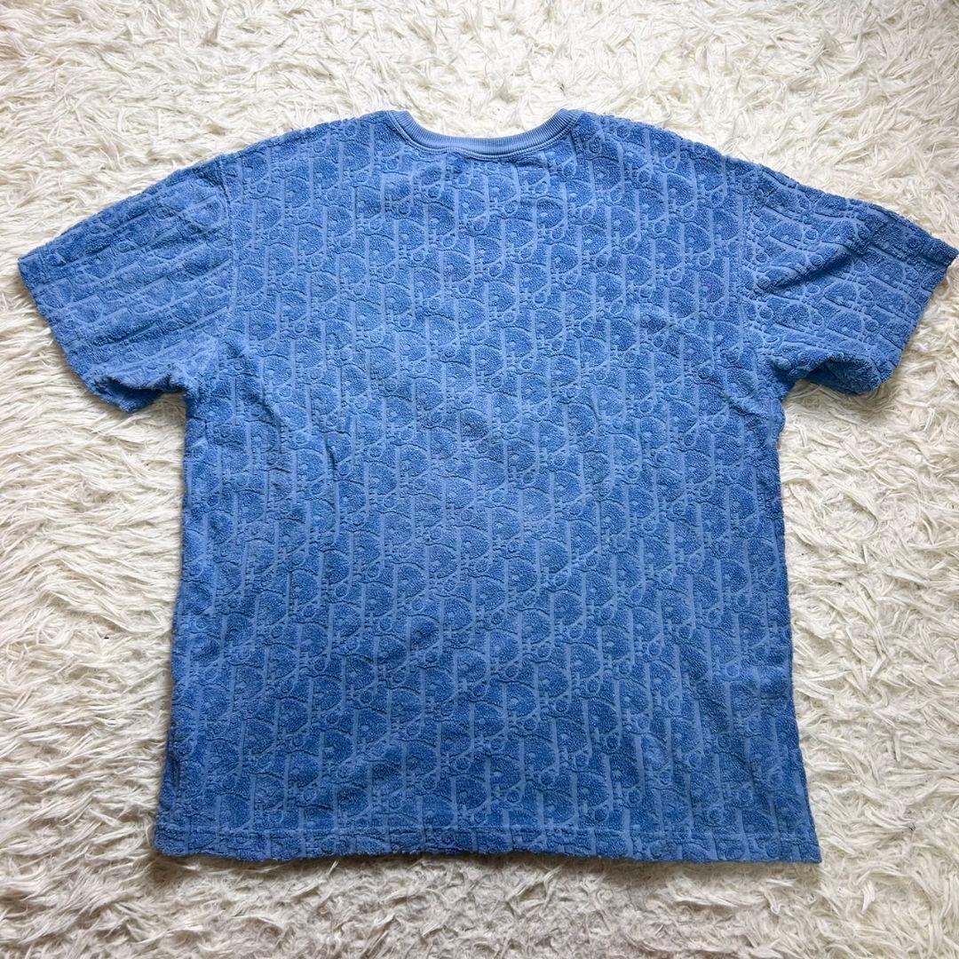 【美品】 Dior Homme パイル タオル ニット Tシャツ オブリーク