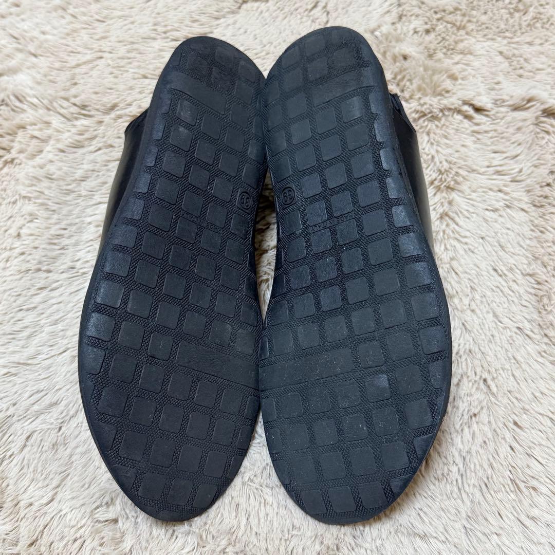 BRADOR ブラドール ダークブラウン レザー サンダル 39 イタリア