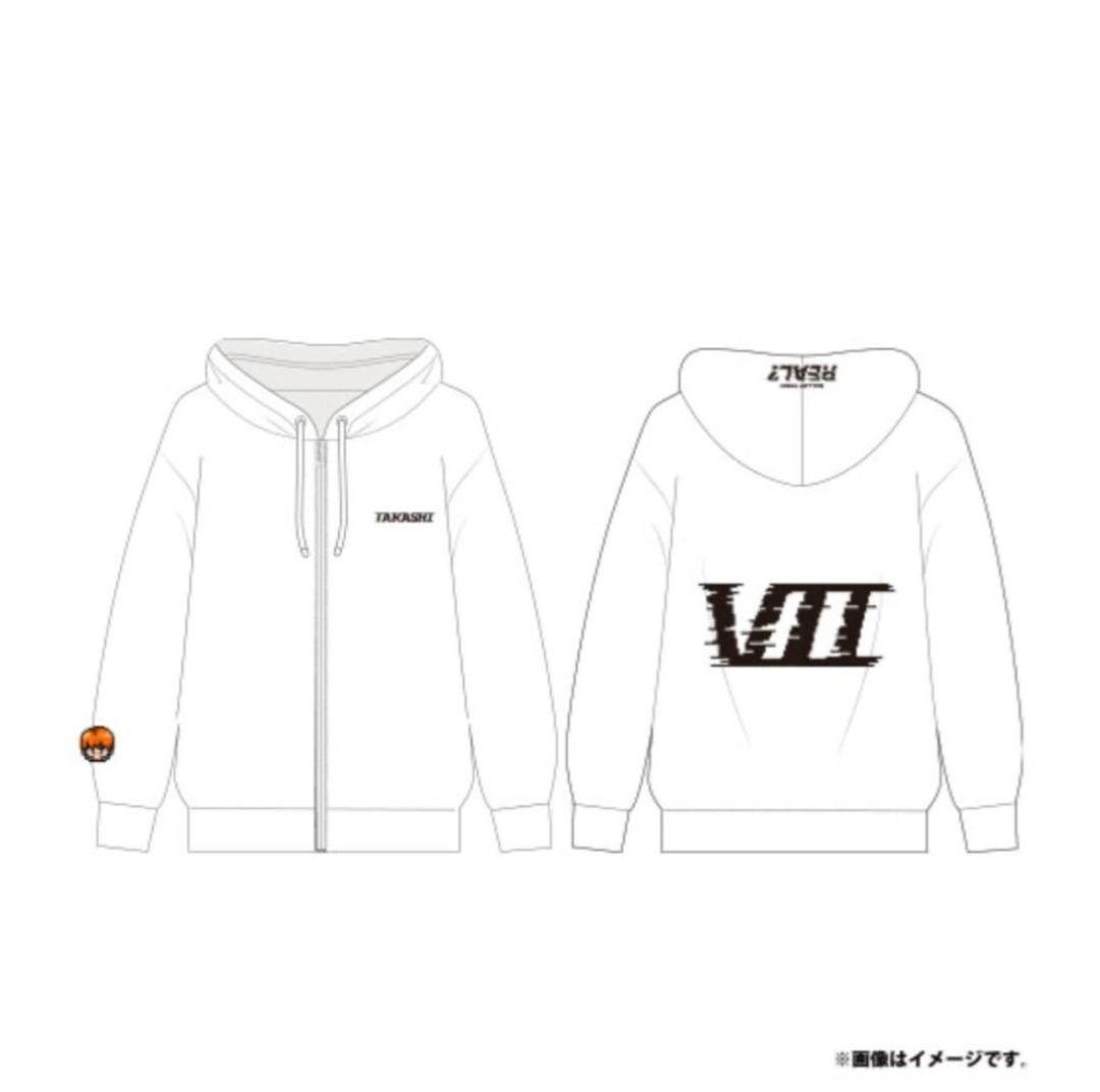 超特急　REAL ?　パーカー　白　Mサイズ タカシ 新品