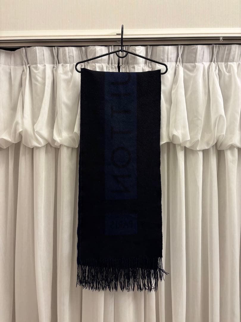 【年末限定価格】 ルイ・ヴィトン LOUIS VUITTON マフラー黒青