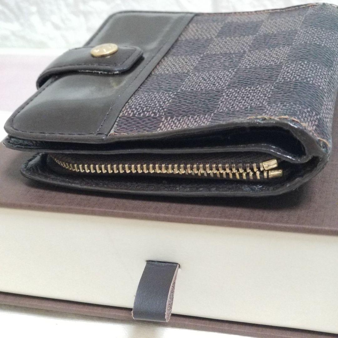 LOUIS VUITTON ダミエ コンパクトジップ 二つ折り財布