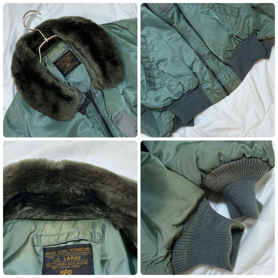 90s Alpha Industries USA B-15D フライトジャケット