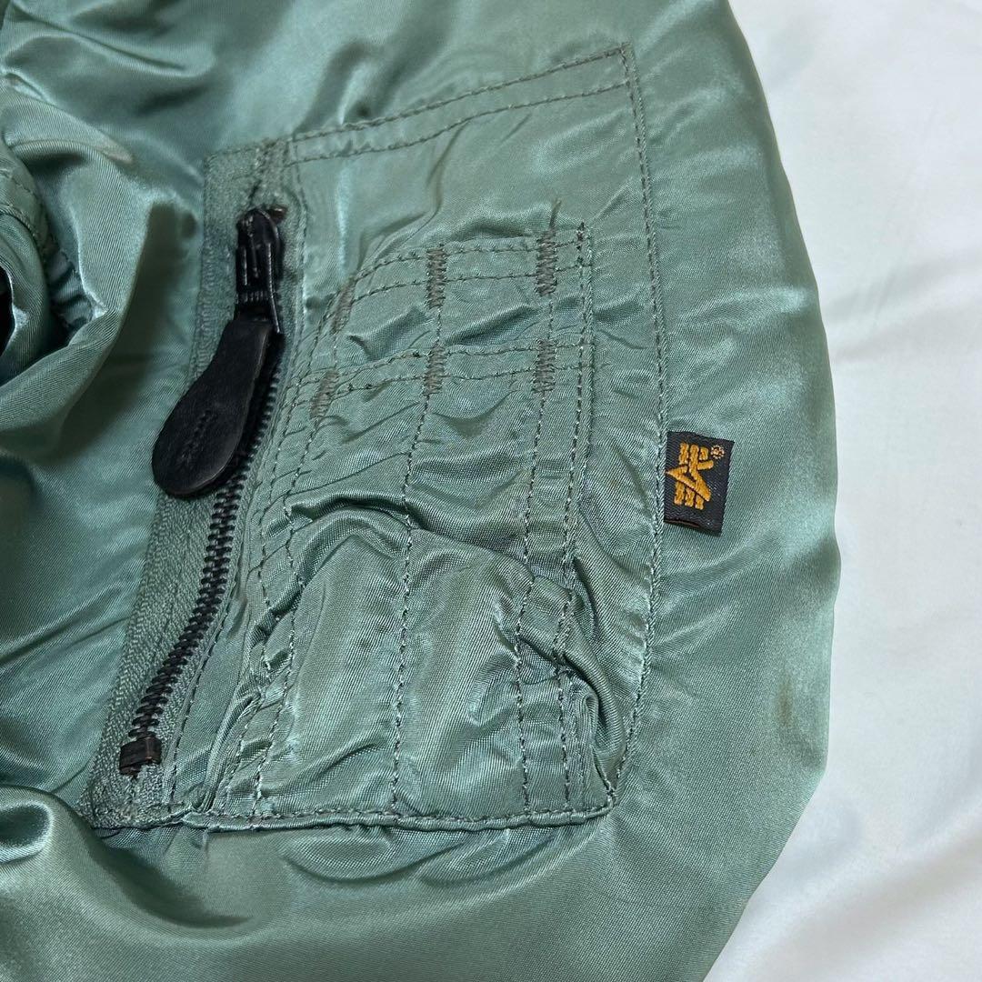 90s Alpha Industries USA B-15D フライトジャケット