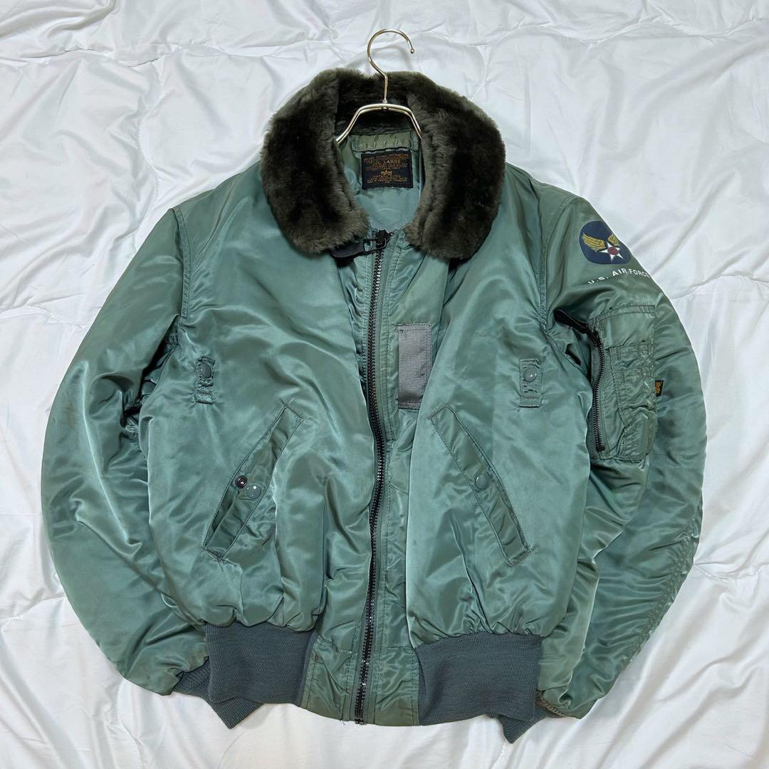 90s Alpha Industries USA B-15D フライトジャケット