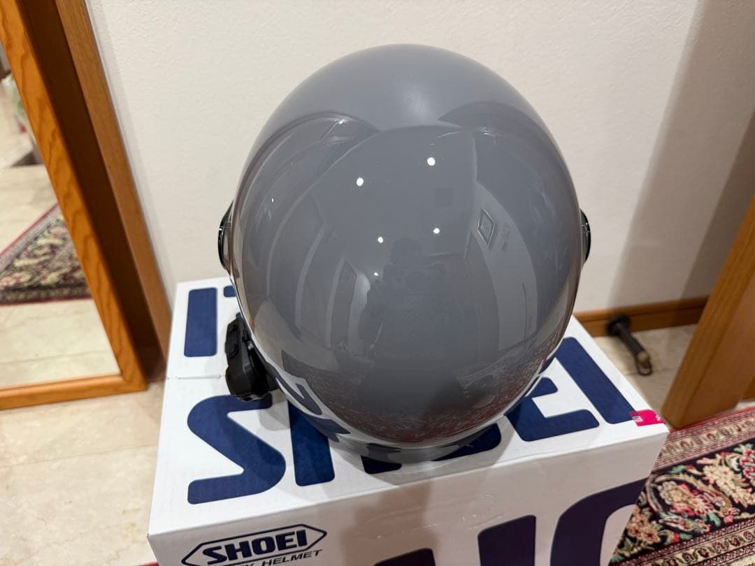 SHOEI フルフェイスヘルメット グレー ミラーシールド glamstar