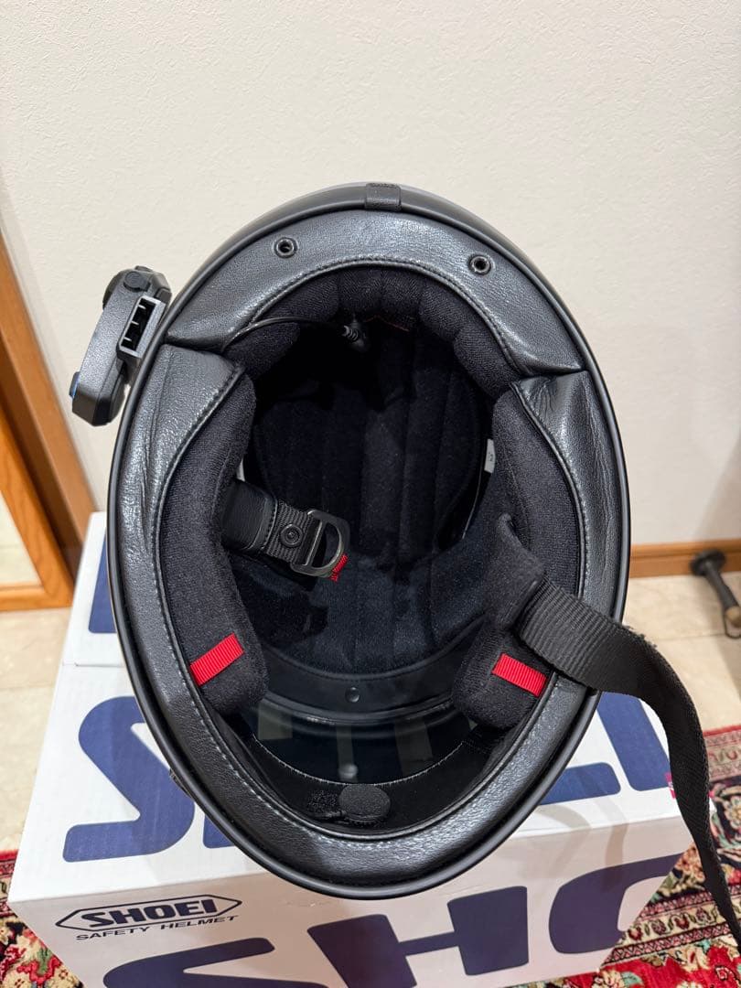 SHOEI フルフェイスヘルメット グレー ミラーシールド glamstar