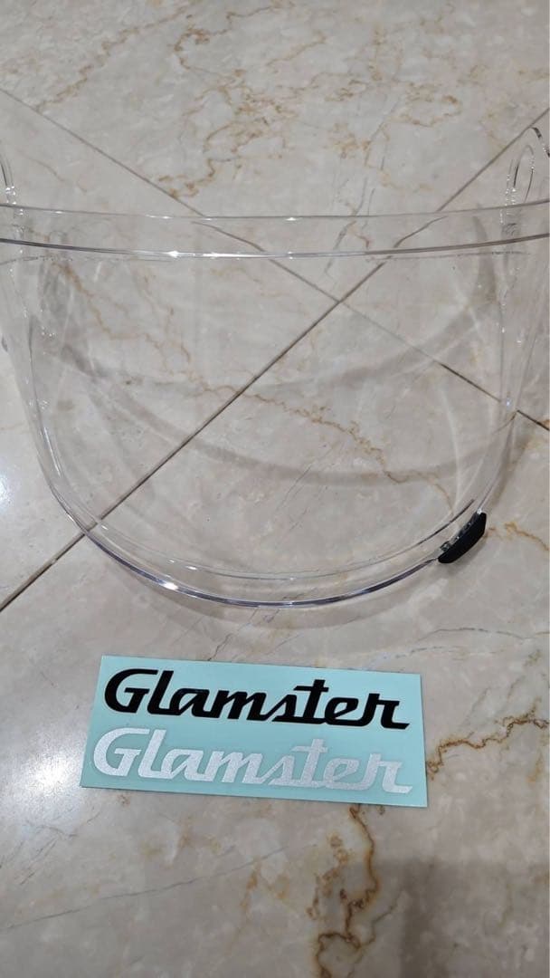SHOEI フルフェイスヘルメット グレー ミラーシールド glamstar