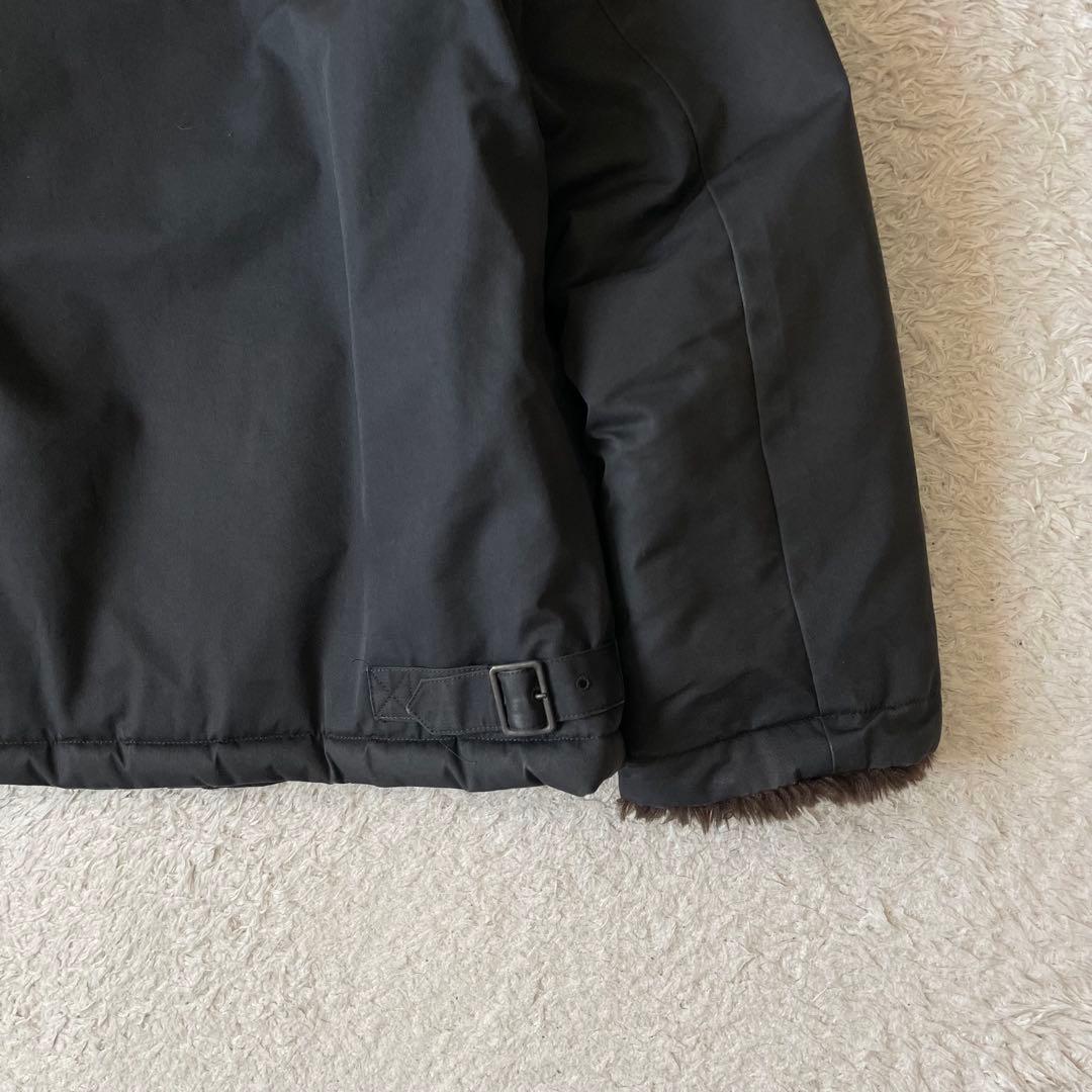 マーガレットハウエル 90s ファージャケット 2 ロクヨンクロス 黒