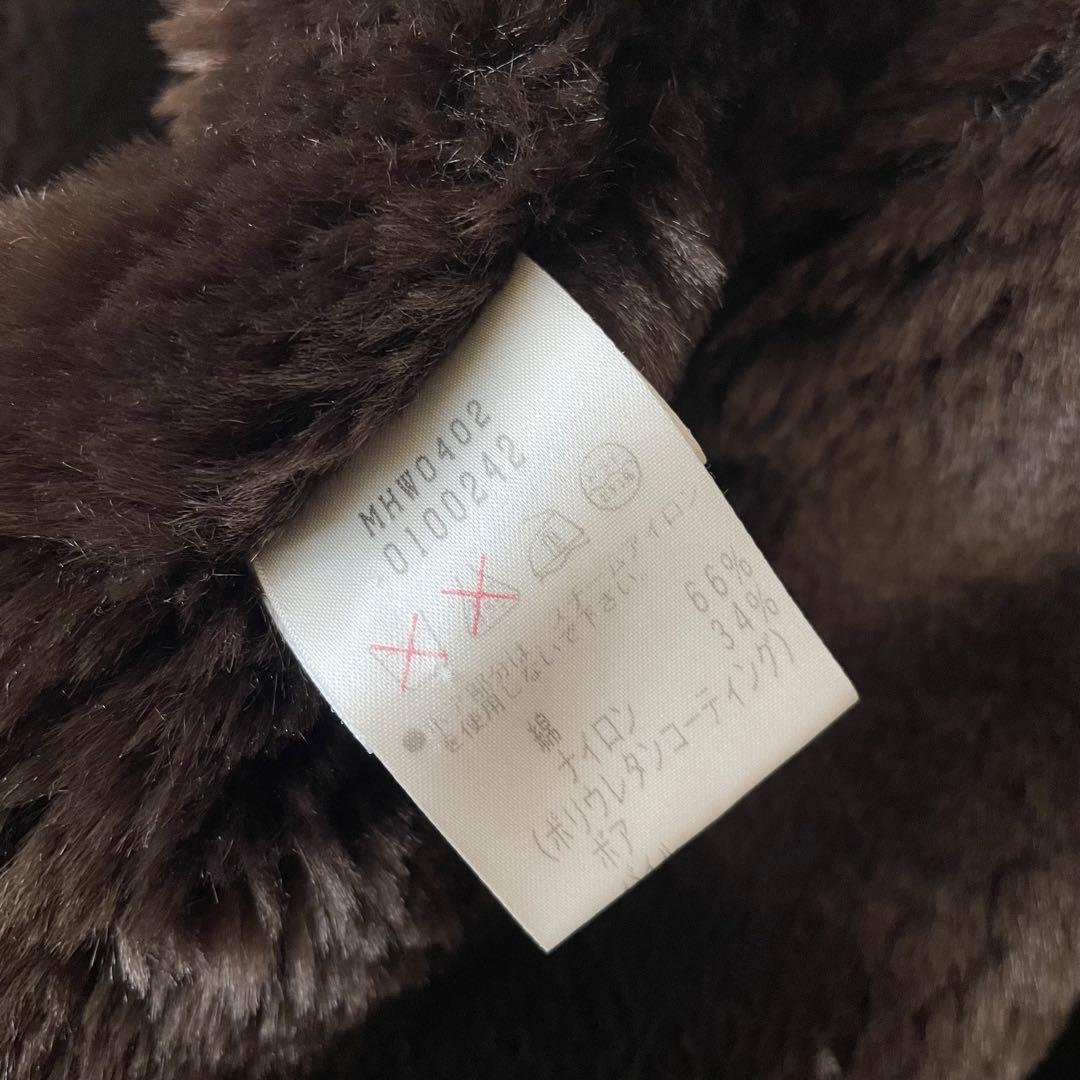 マーガレットハウエル 90s ファージャケット 2 ロクヨンクロス 黒