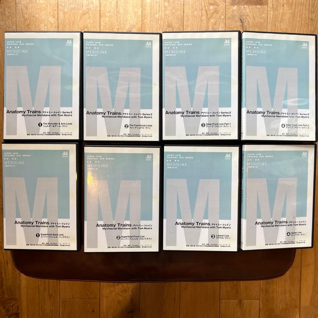 Anatomy Trains with Tom Myers DVD 全8巻