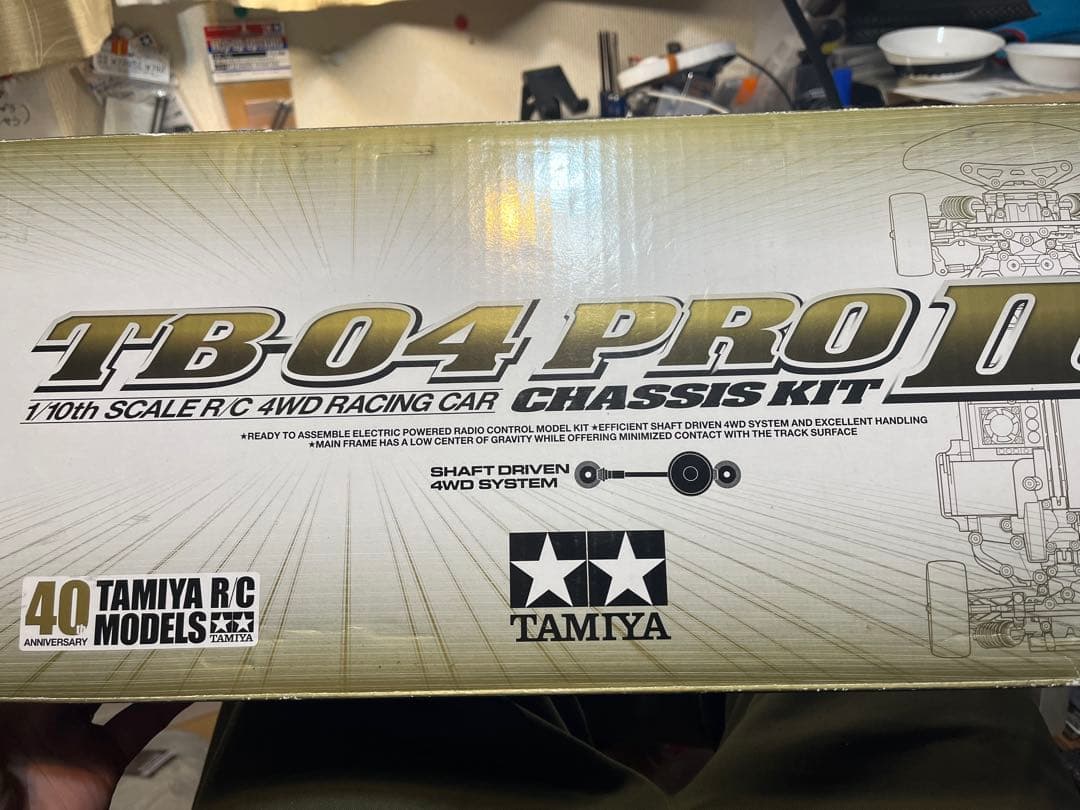 tb04 タミヤ　tamiya アンプ　モーター　サーボ　ボディ　取説　付