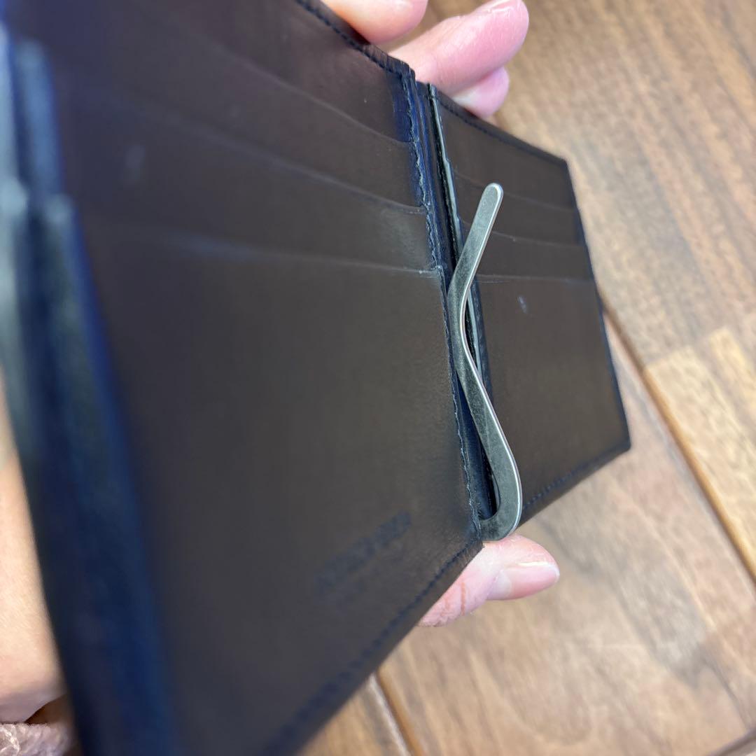 Bottega Veneta マネークリップ ブラック 2つ折り財布